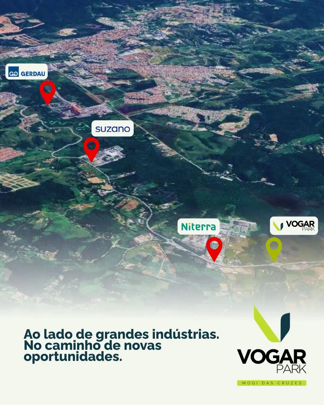 O terrain que você compra hoje vale muito mais amanhã